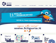 Tablet Screenshot of fcliguria.it